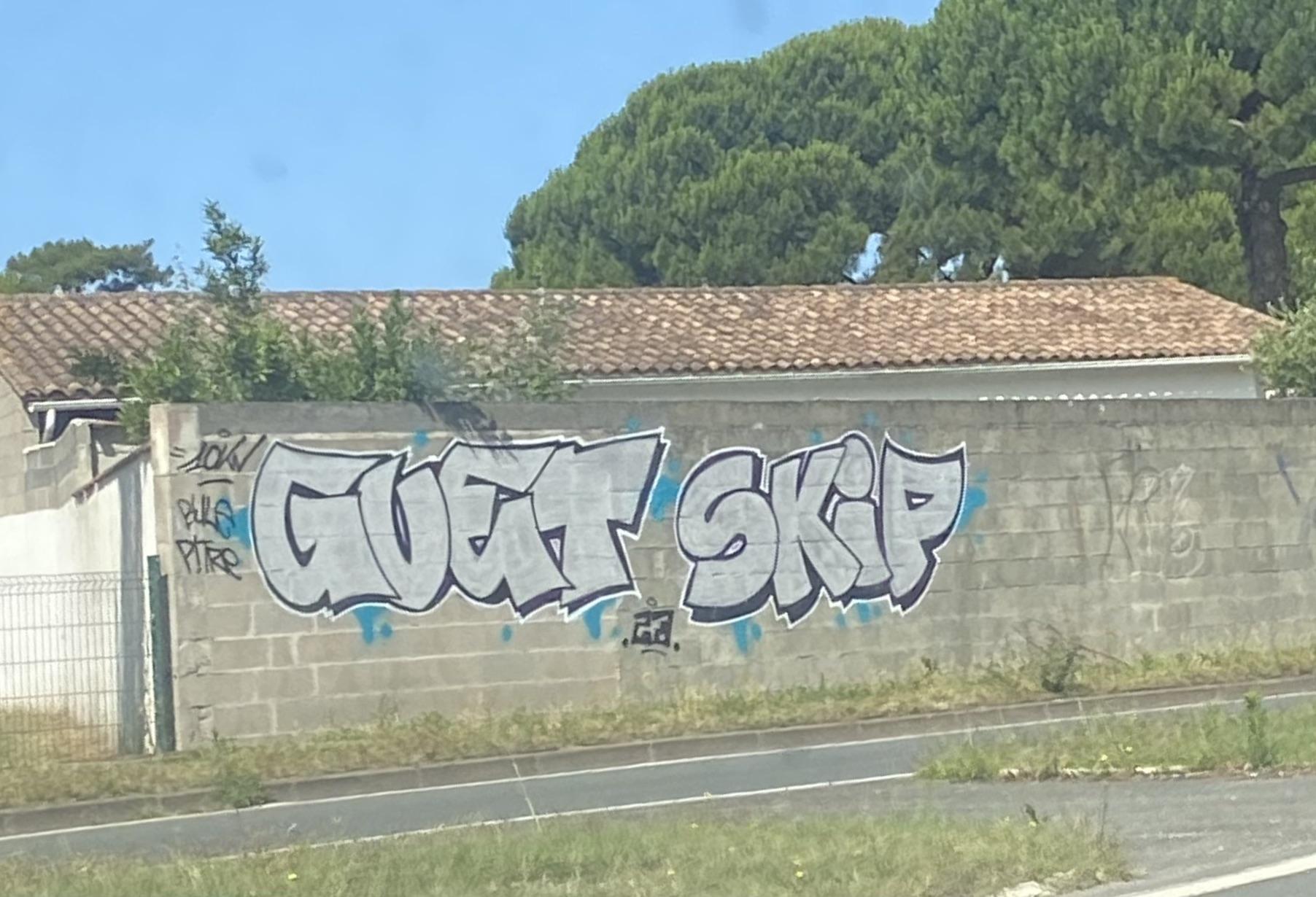 sur les murs de La Couarde 